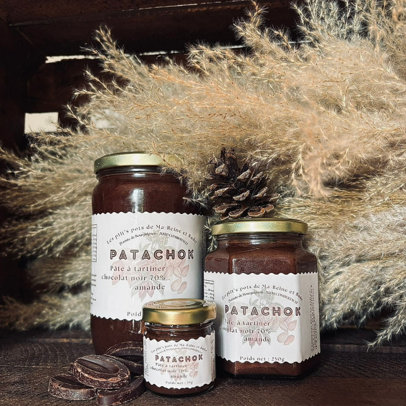 Pâte a tartiner Chocolat noir Amande