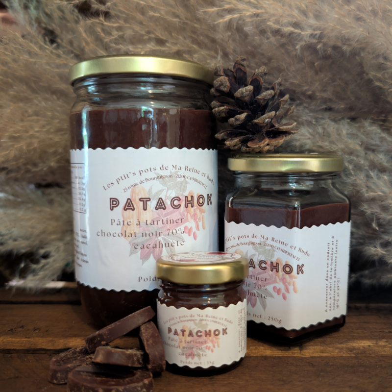 Pâte a tartiner Chocolat noir Cacahuète