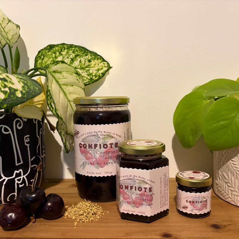 Confiture Cerise - Fleur de sureau - Édition limitée
